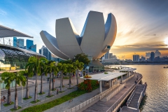 ArtScience Musuem at Sunset